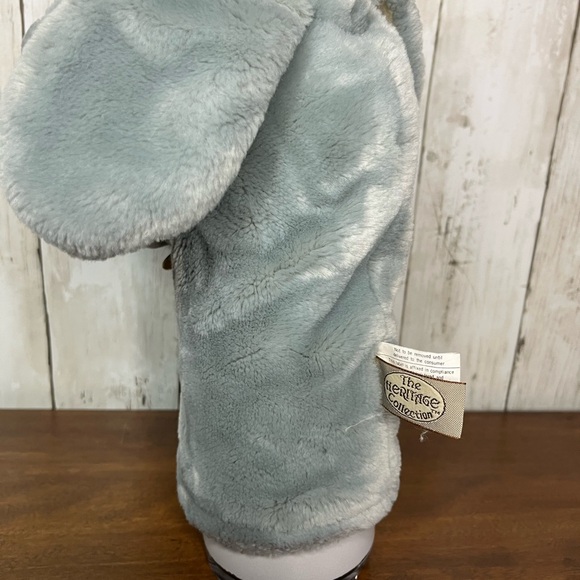 Wrinkles vintage Cuddly Gray Dog Hand Puppet - Picture 4 of 5